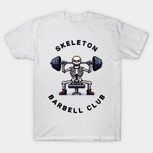 Skeleton Barbell Club T-Shirt